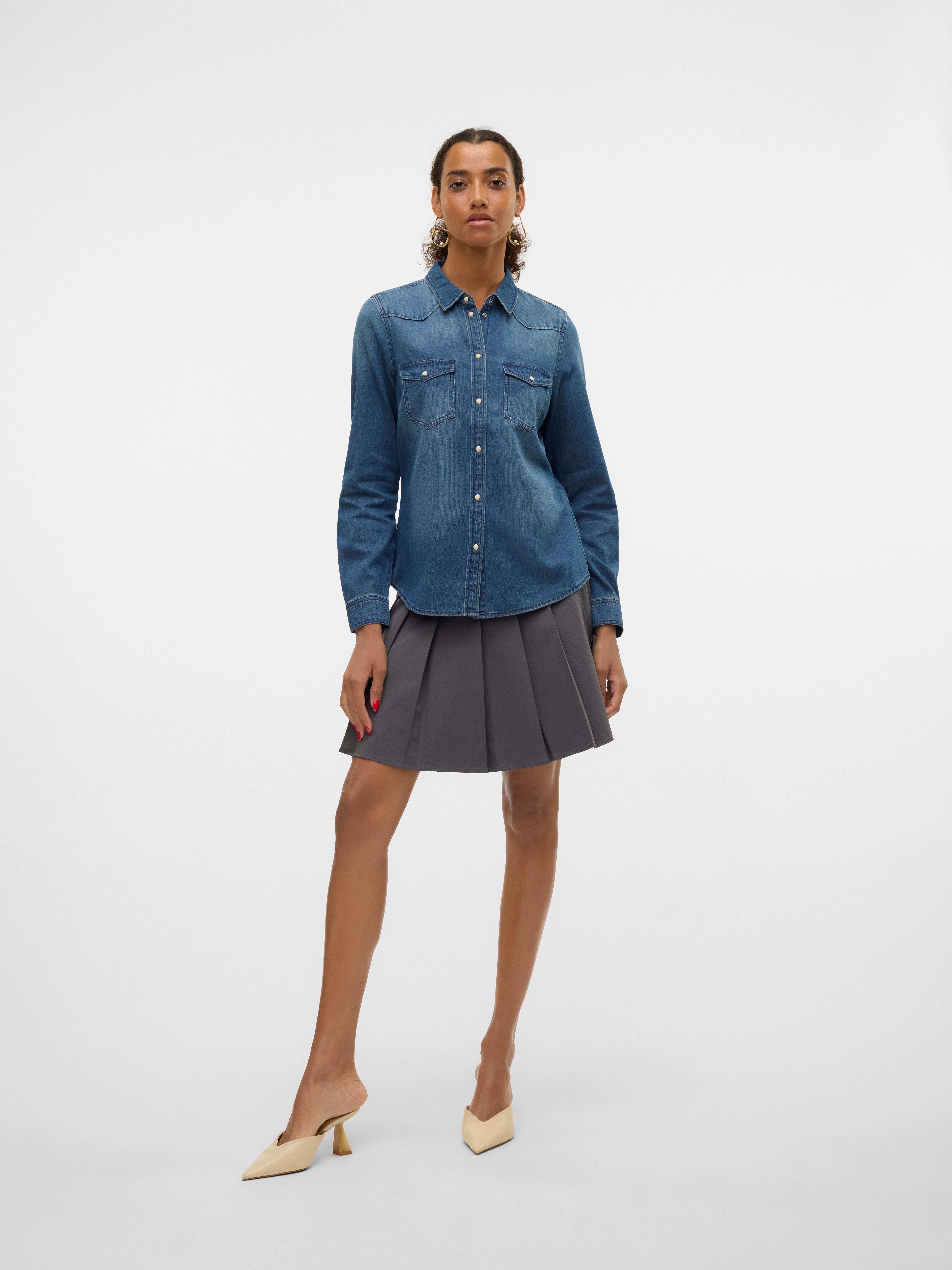 VMBAYA Mittlere Taille Kurzer Rock