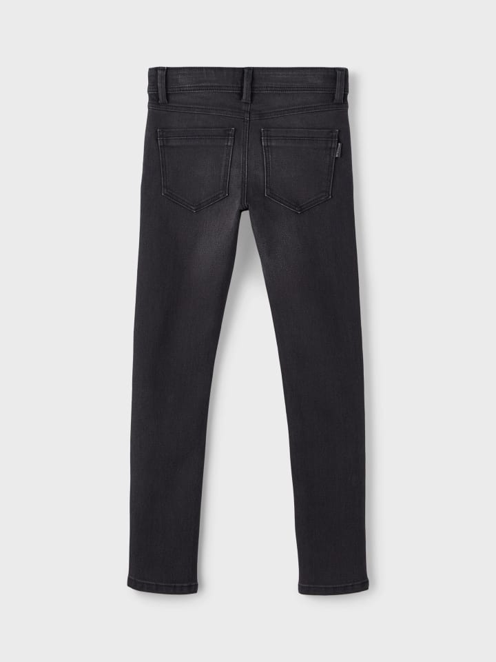 name it Jeans slim fit in black denim günstig kaufen