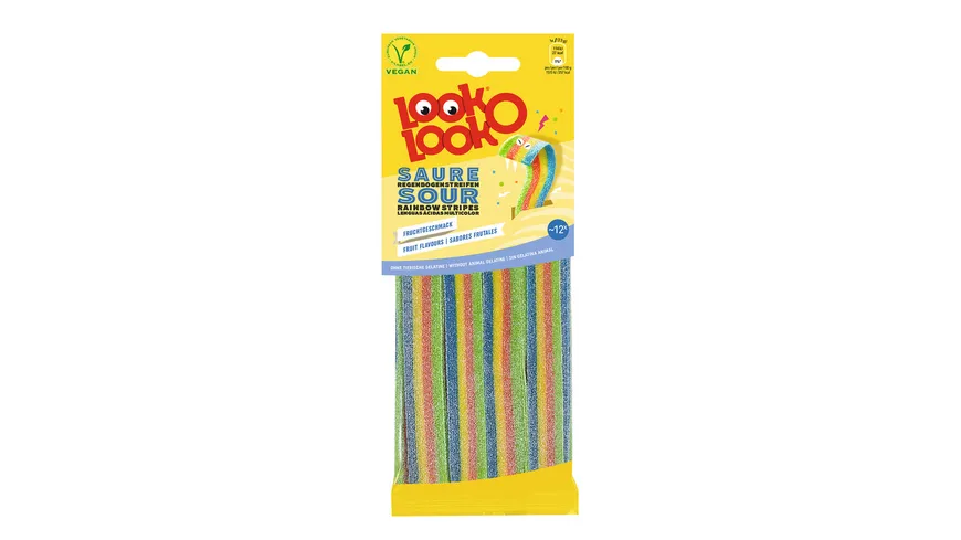 Look-O-Look Regenbogenstreifen Saure 90 g