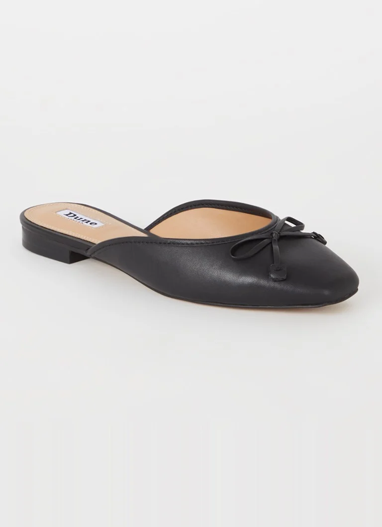 Balerini din piele Haylas de la Dune London