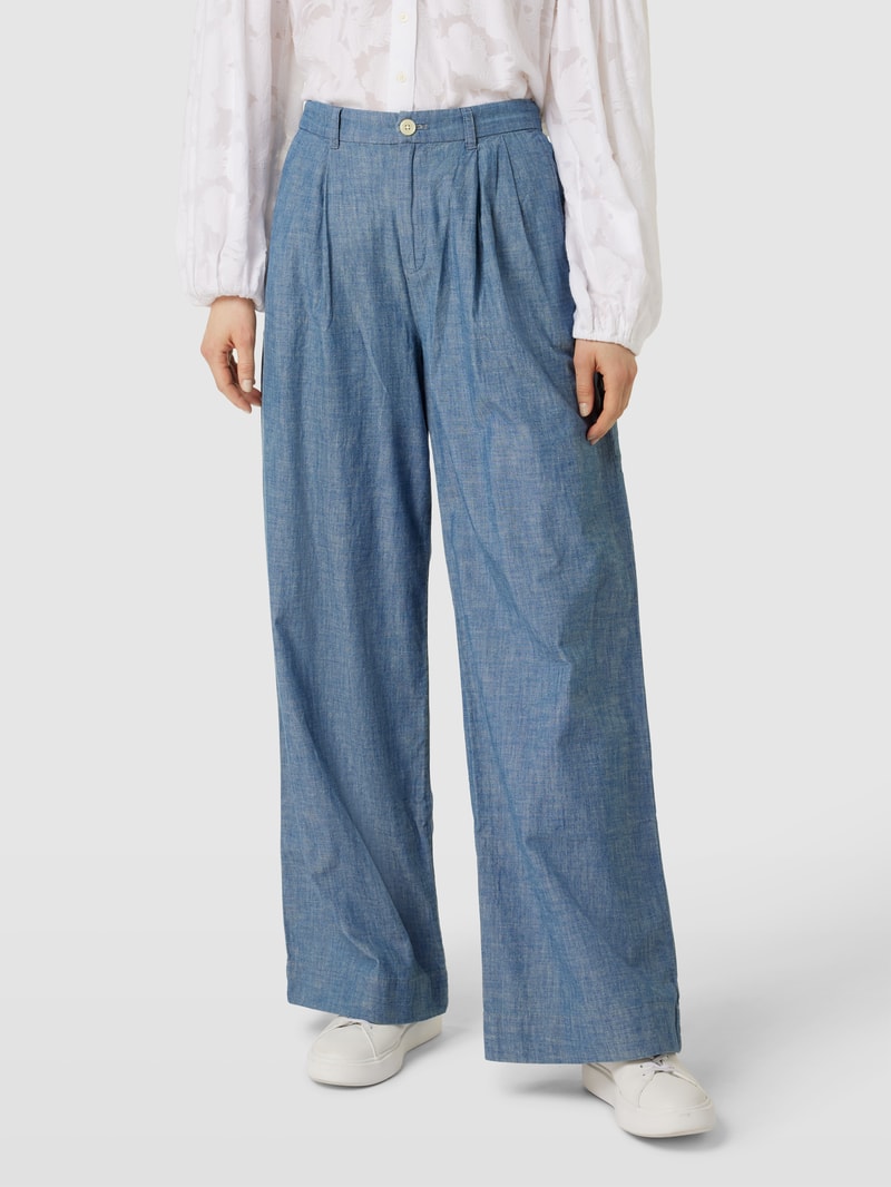 Hose aus Baumwolle in Denim-Optik Modell 'JOIREYDA' in jeans