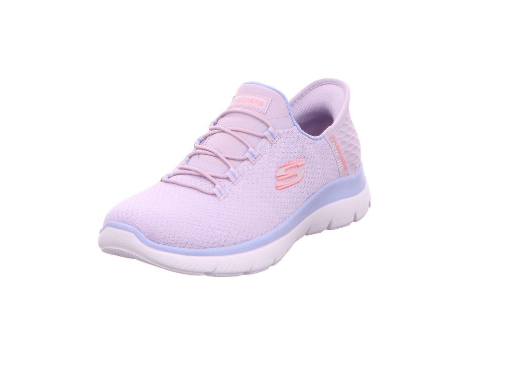 SKECHERS Freizeit Schnürer silber
