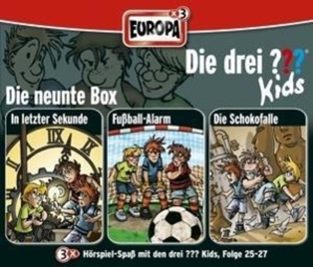 United Soft Media Hörspiel Die drei ??? Kids. 3er Box Folgen 25 - 27 (drei Fragezeichen) 3 CDs