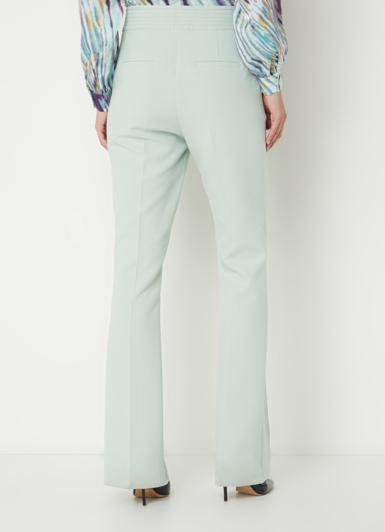 Pantaloni evazați cu talie înaltă și buzunare laterale de la Aaiko Hanna.