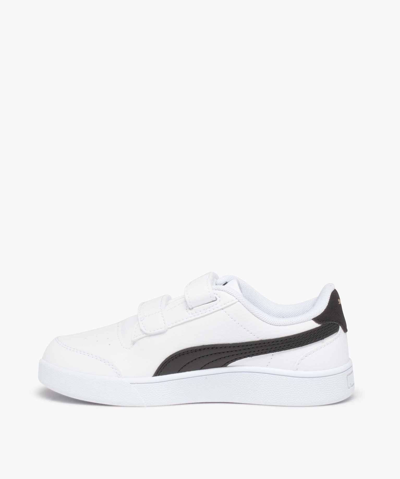 Baskets Garçon bicolores à scratch – Puma Shuffle blanc | GEMO