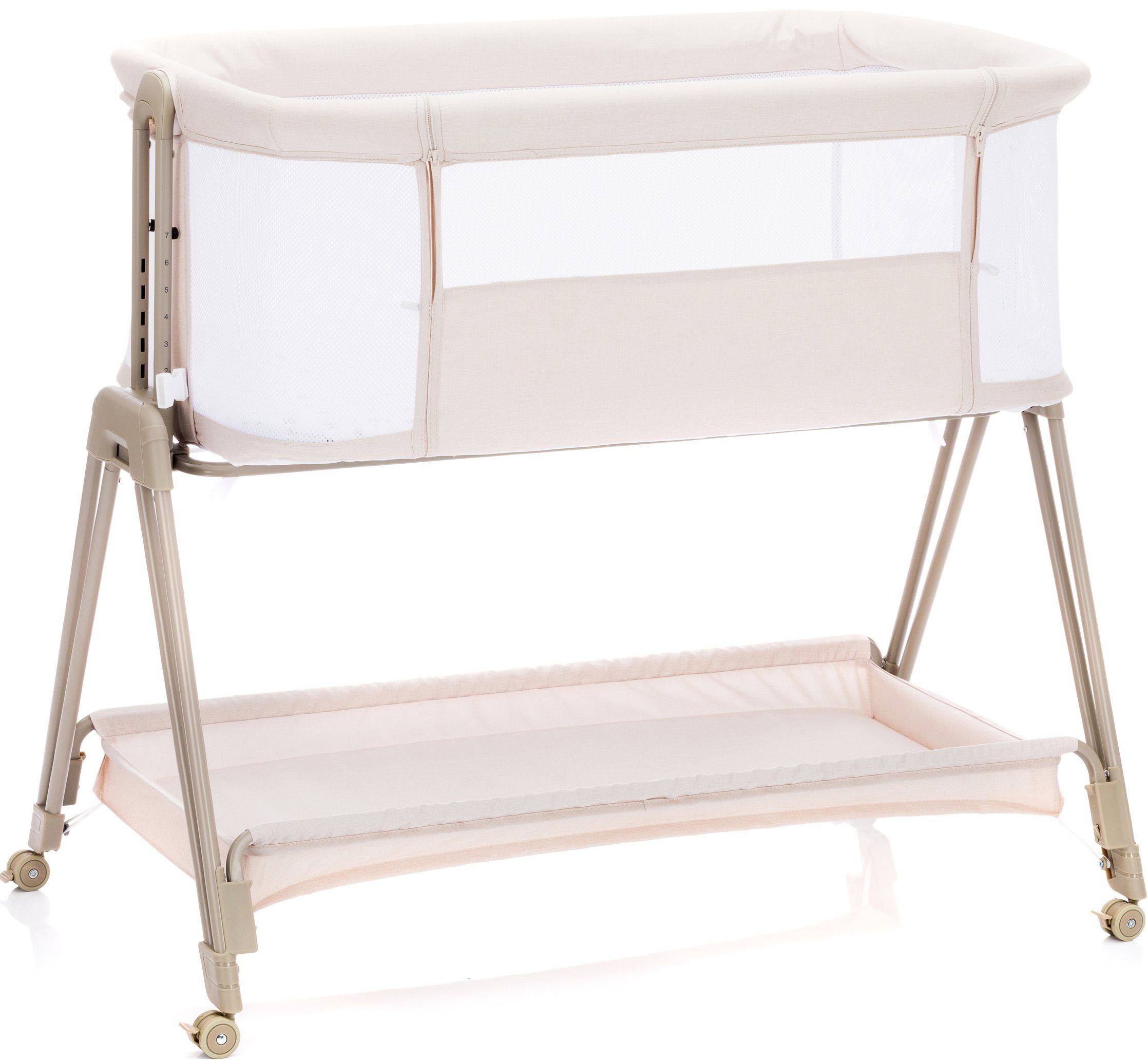Fillikid Beistellbett Dream, creme, mit Matratze