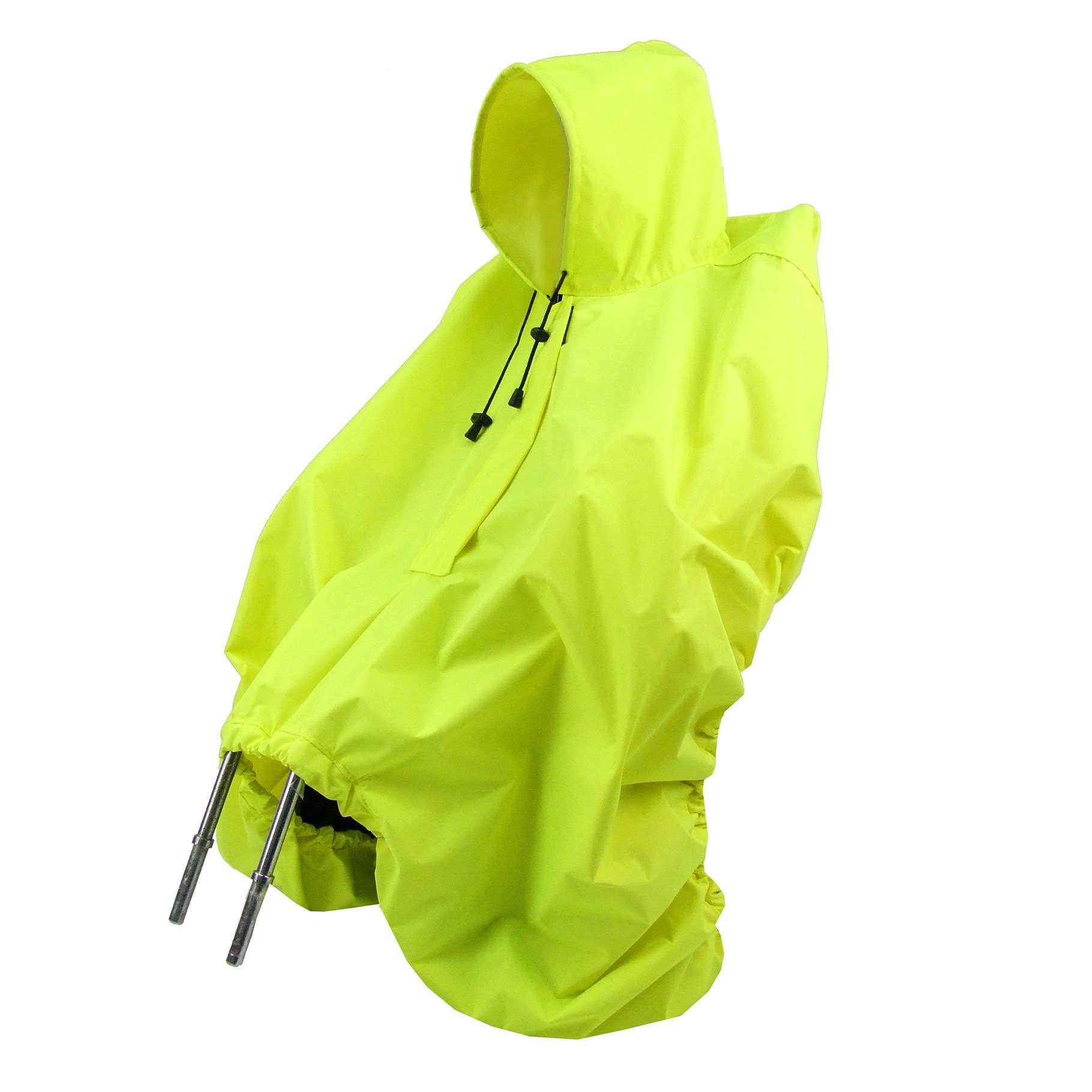 BambiniWelt by Rafael K. Fahrradkindersitz Regencape Regenponcho für Kinderfahrradsitz Reflektorstreifen, Kinderhelm passt unter die Kapuze