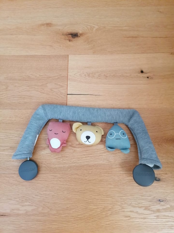 Babybjörn Spielzeug für Babywippe weiche Freunde, Grau günstig kaufen onesize