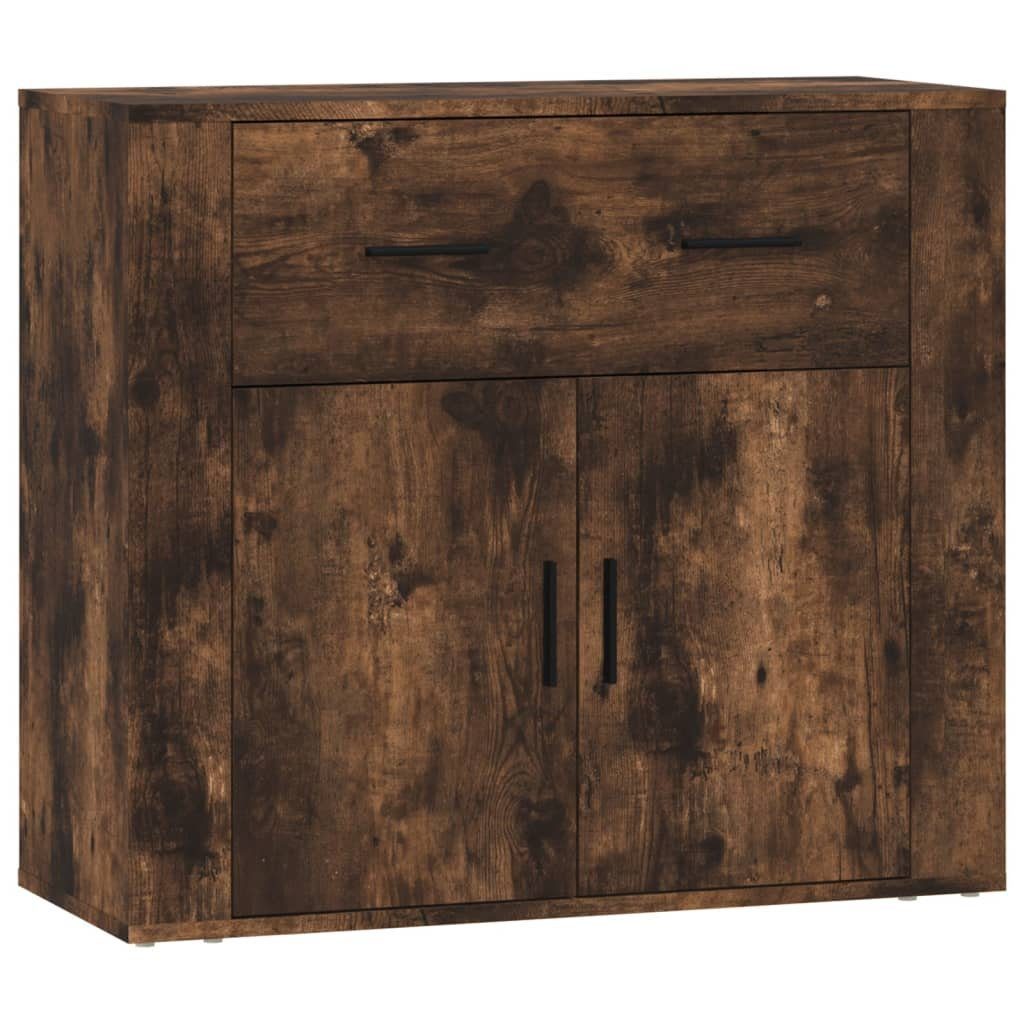 vidaXL Sideboard Sideboards 3 Stk. Räuchereiche Holzwerkstoff (3 St)