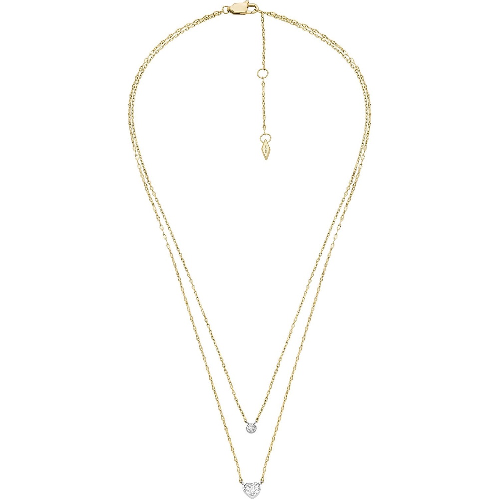 Fossil Chaînette Acier inoxydable collier