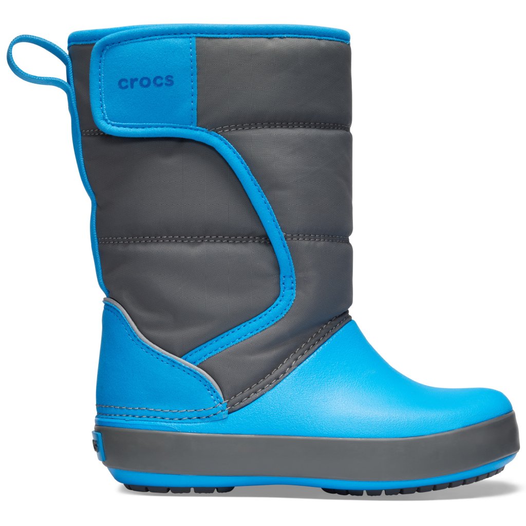 Crocs Lodgepoint Snow Boot Slate Grey/Ocean Schneestiefel