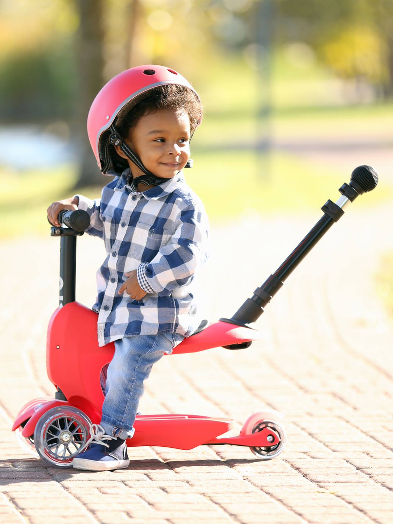 Trottinette évolutive Mini 2Go Deluxe MICRO rouge