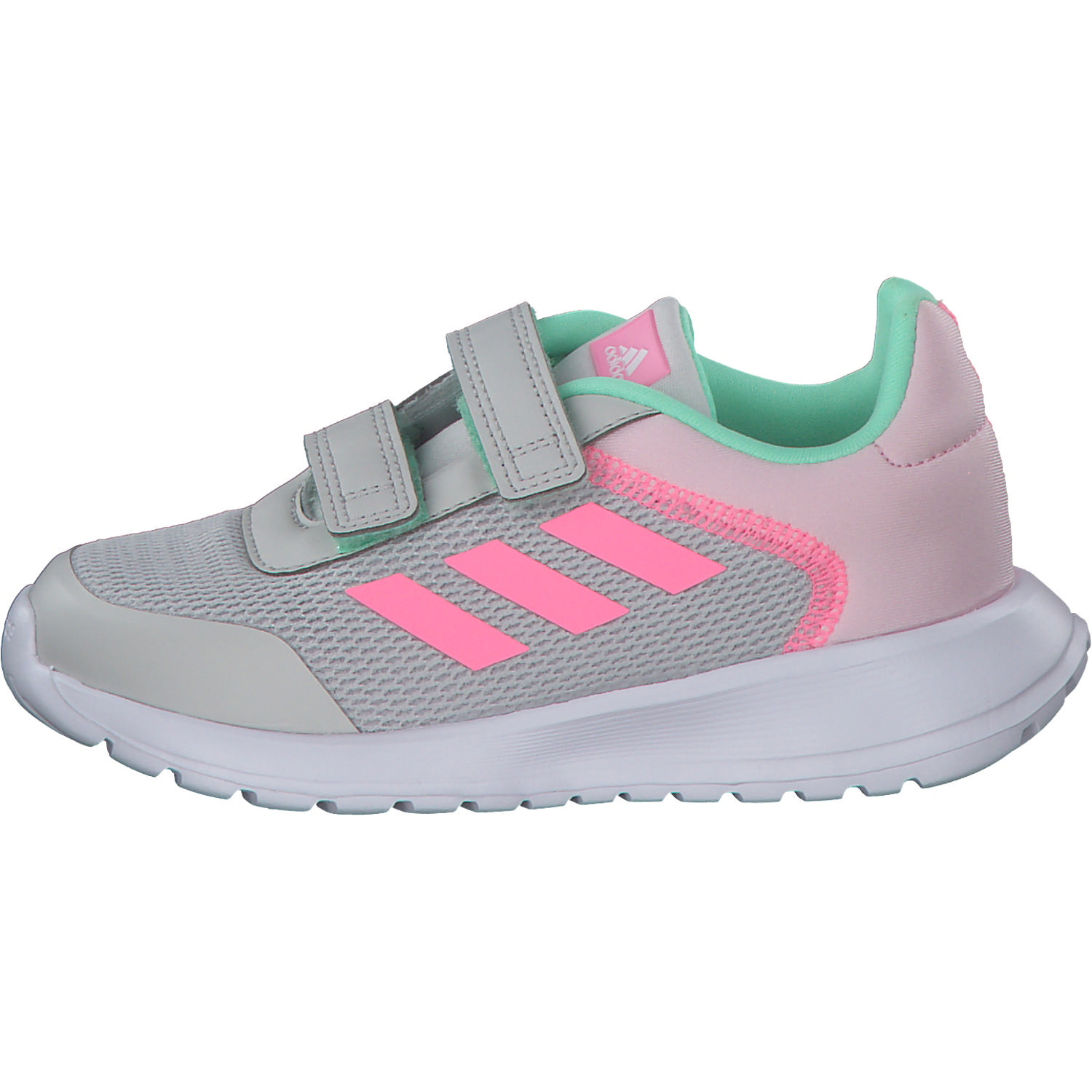 Adidas Tensaur Run 2.0 CF I, Sneakers Low, Kinder, grey one/beam pink/pulse mint