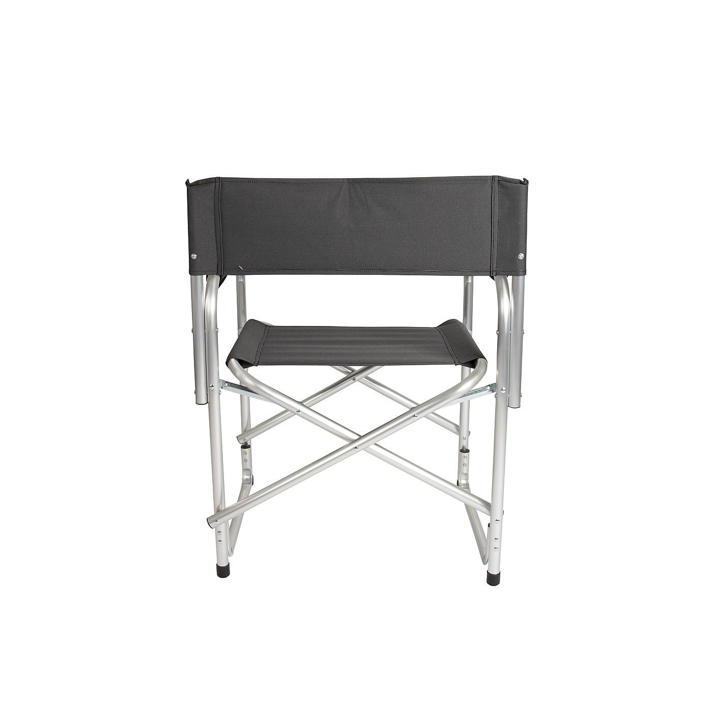 Bo-Camp Aluminium grauer Regiestuhl
