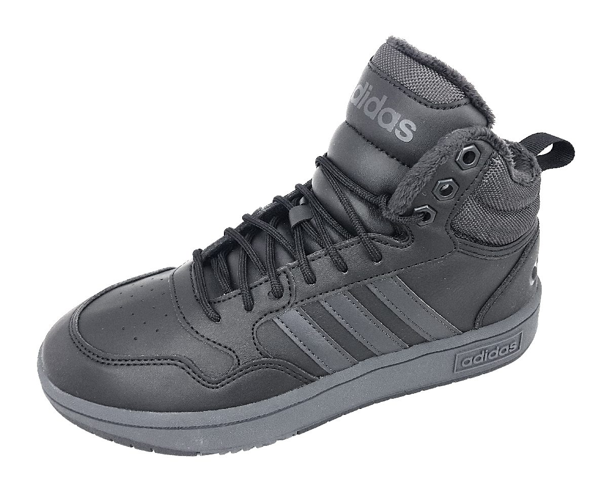adidas Hoops 3.0 Mid WTR GW6421 Schwarz Core Black