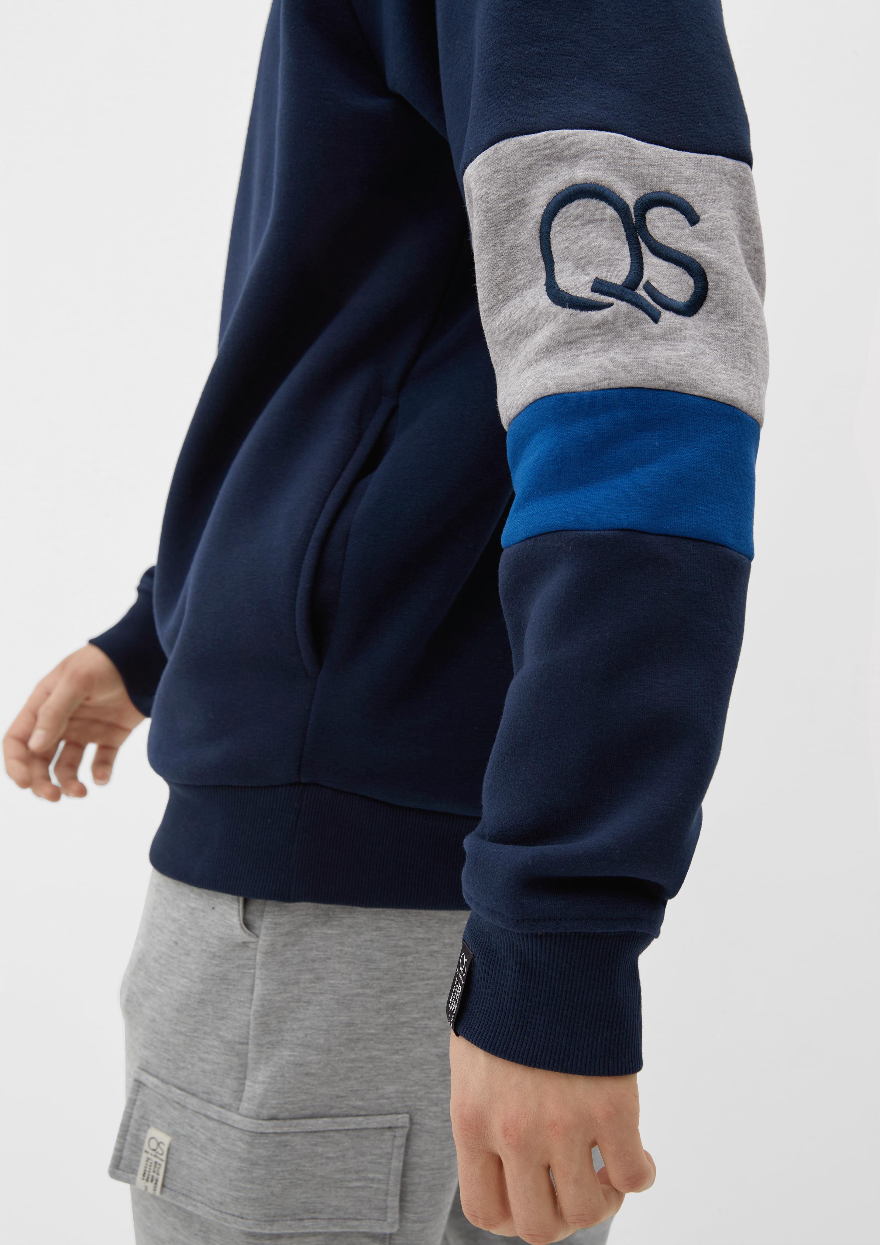 Sweatshirt mit Labelstickereien  2124165-59D0