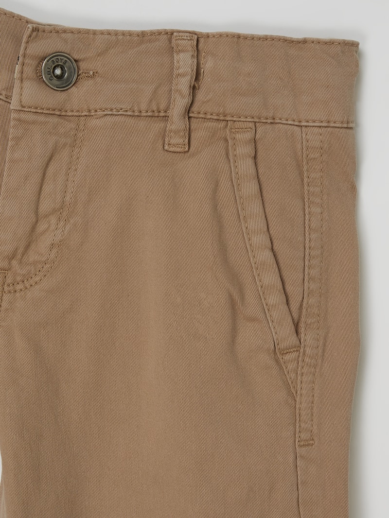 Chino mit Stretch-Anteil in beige