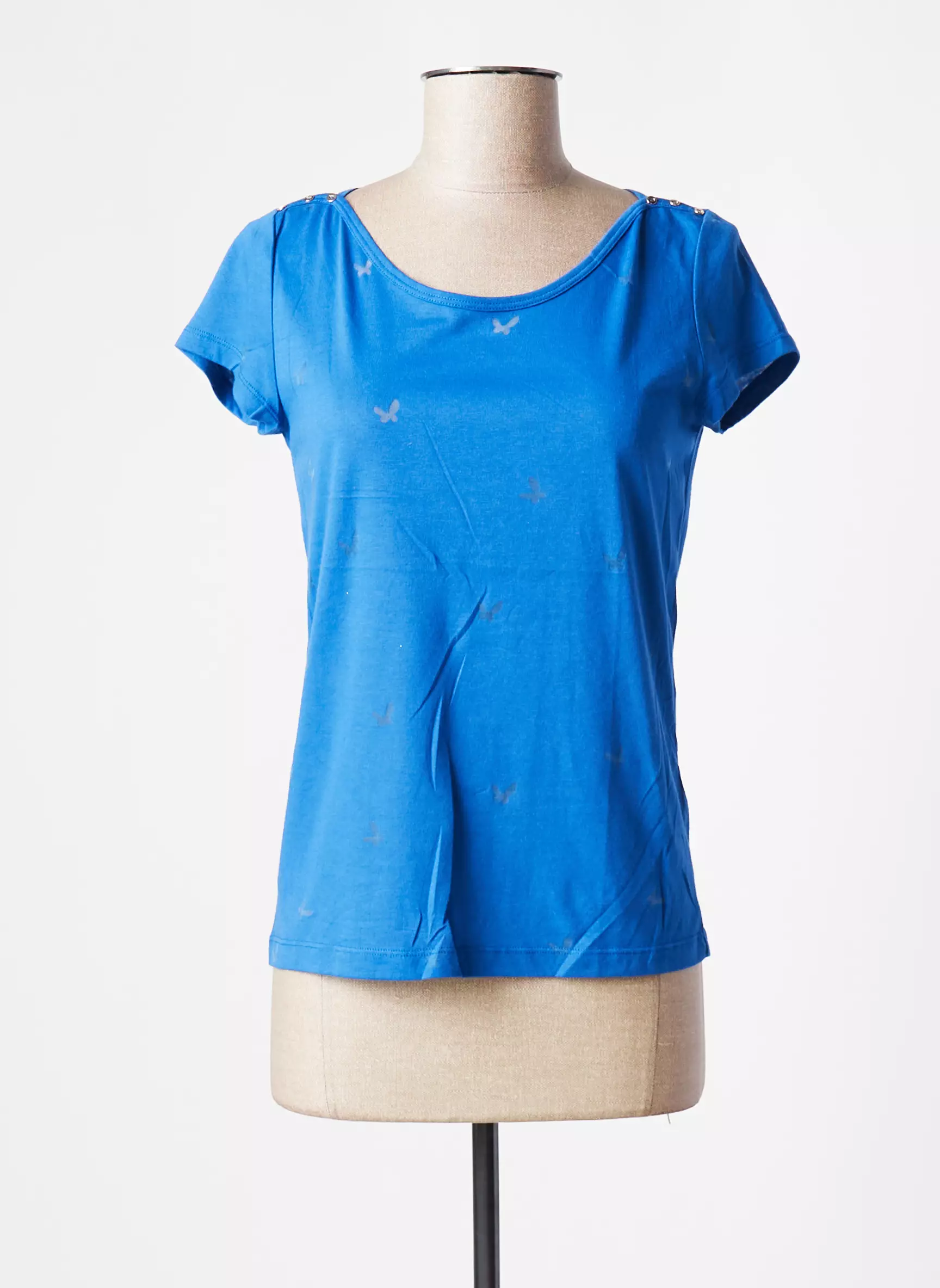 One Step Tshirts Femme couleur bleu