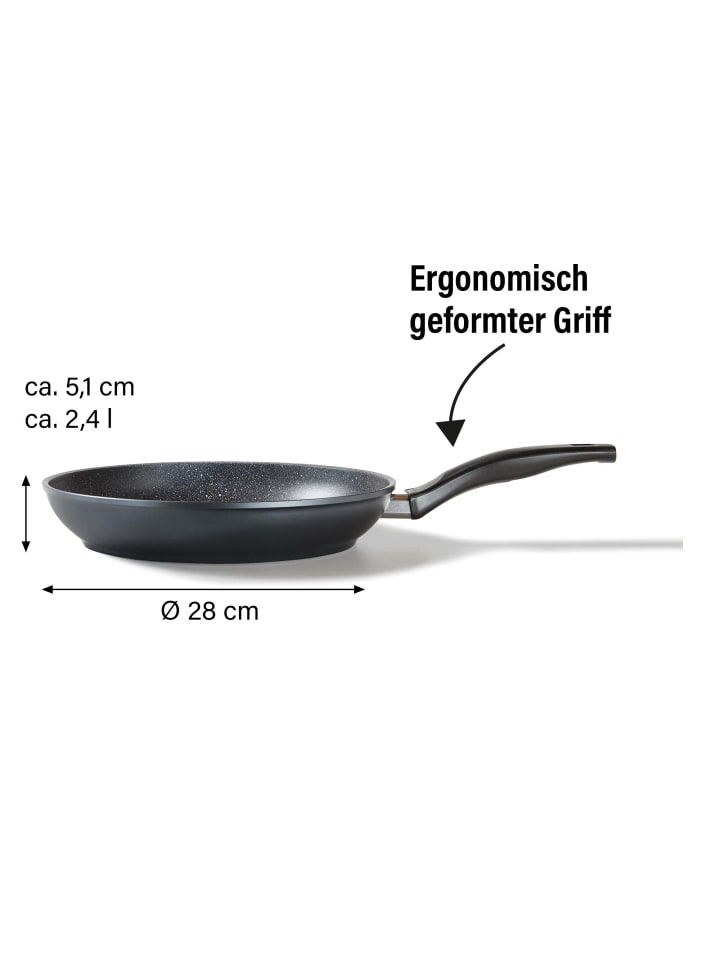 Stoneline Bratpfanne 28 cm | ohne Deckel in Anthrazit günstig kaufen Ø 28 cm
