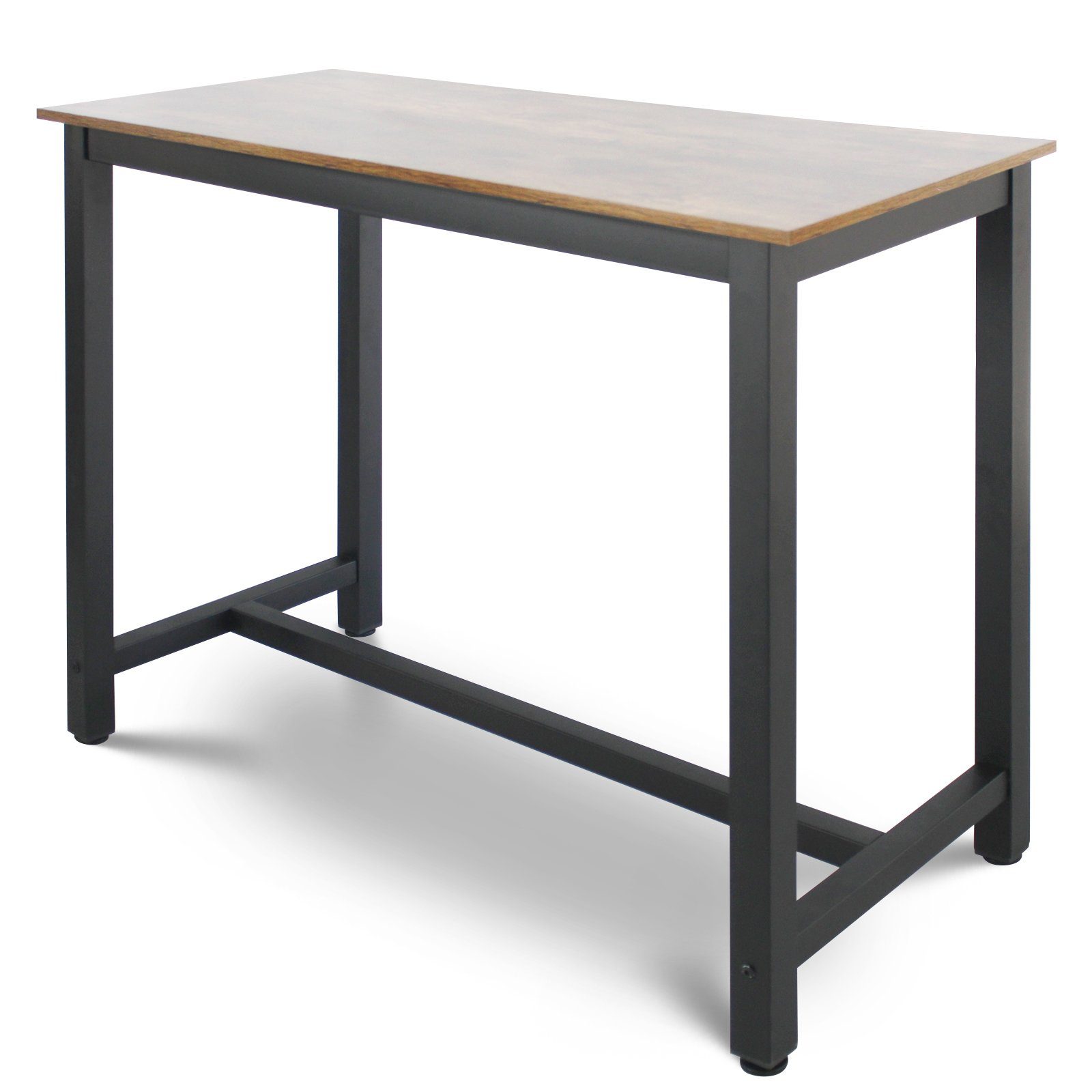 MIADOMODO Bartisch Stehtisch Set – 120x60x90cm, 2 Barhockern, MDF (1-St)