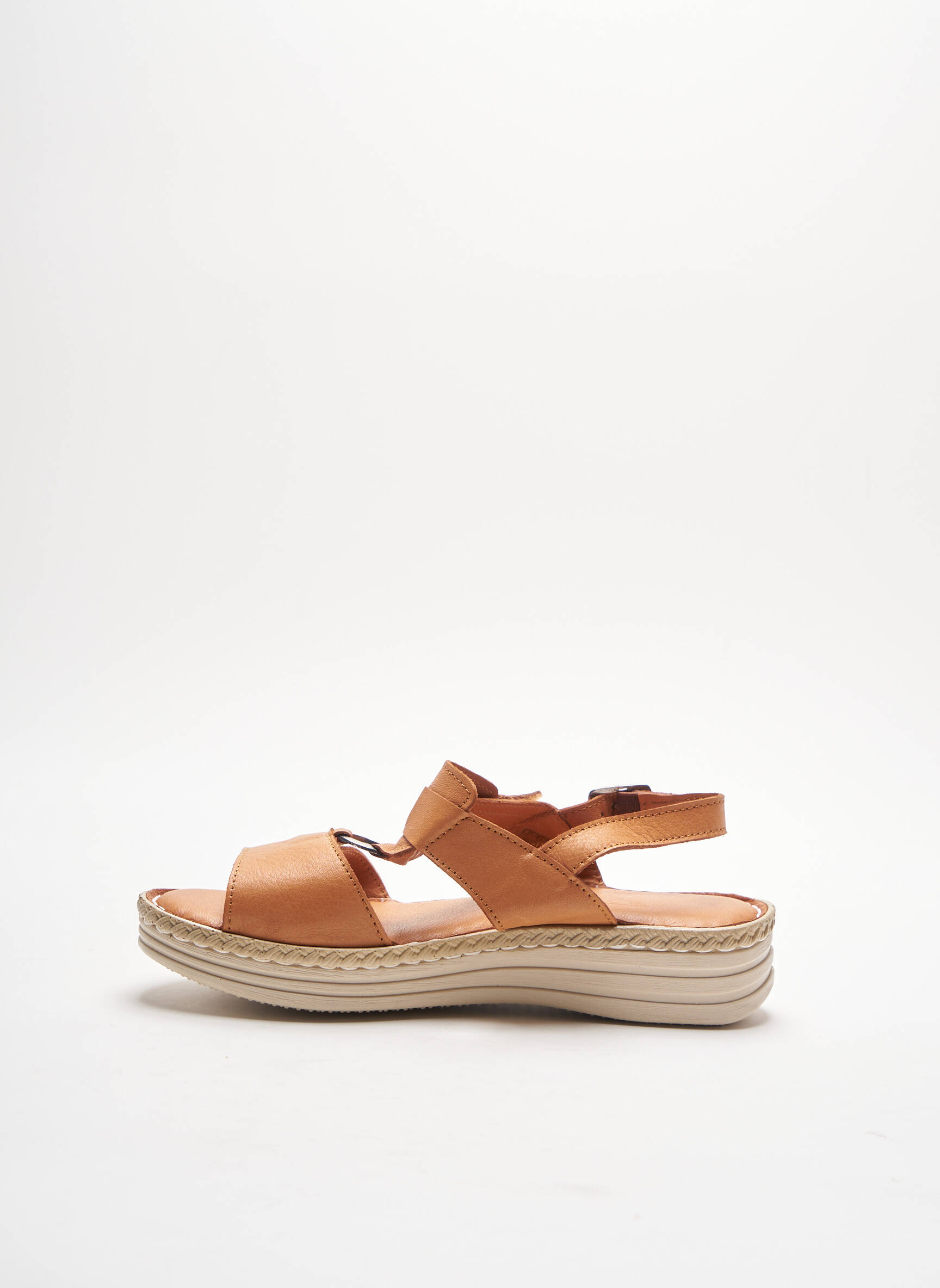 Elue Par Nous Sandales Nu Pieds Femme couleur marron