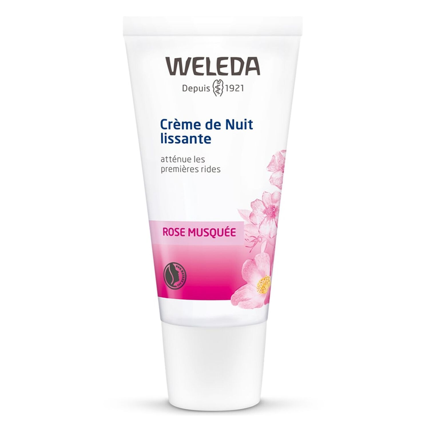 Weleda Rose Musquée Crème de Nuit Lissante - Atténue les Premières Rides - 30 ml
