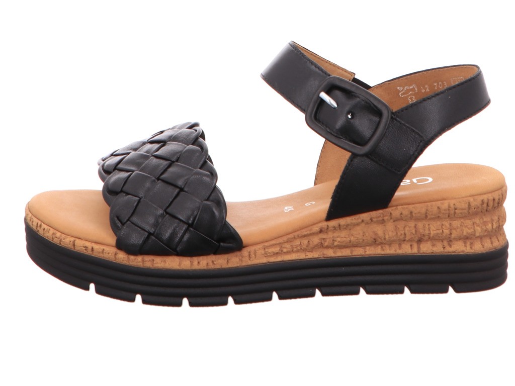 GABOR Klassische Sandalen schwarz