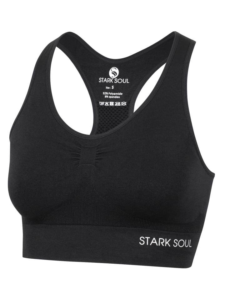 Stark Soul® Seamless Light Sports Bra - Sport BH in schwarz günstig kaufen