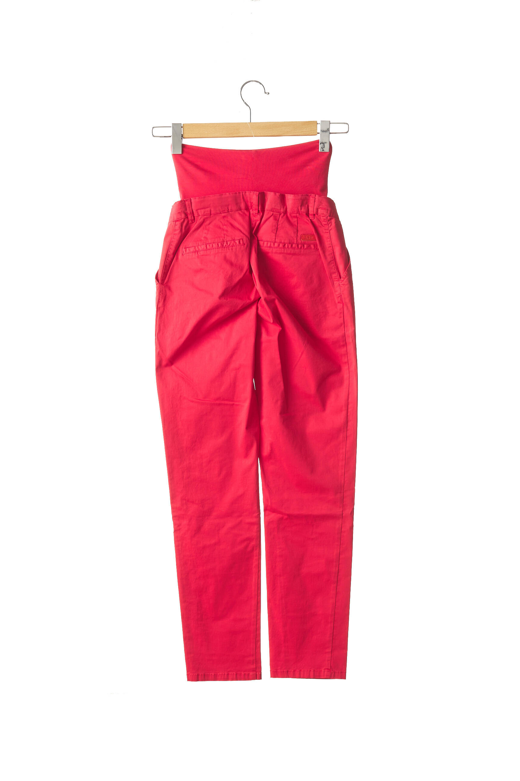 Love2wait Pantalons Maternite Femme couleur rouge