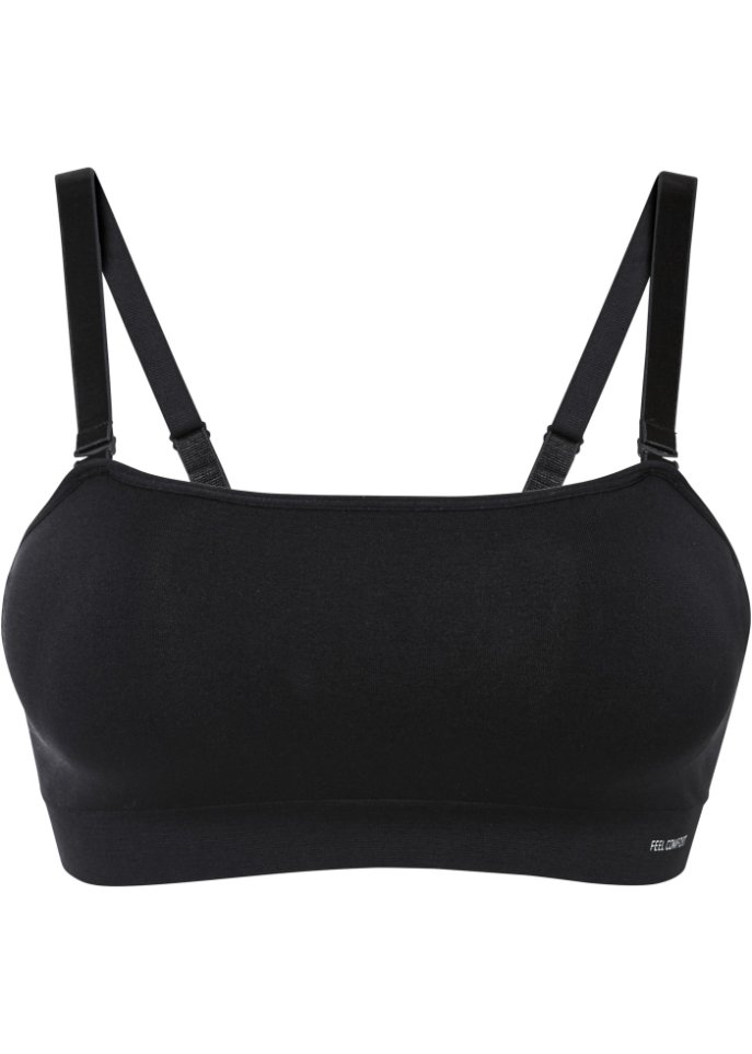 Wattierter Feel Comfort Seamless Bandeau-BH mit abnehmbaren Trägern