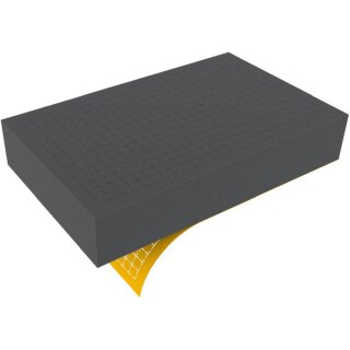 100mm Double-Size Raster-Schaumstoffeinlage selbstklebend