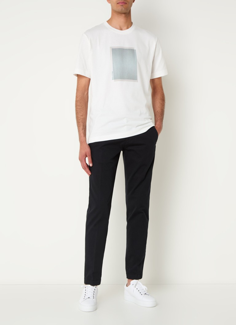 Marc O'Polo  T-shirt van biologisch katoen met print