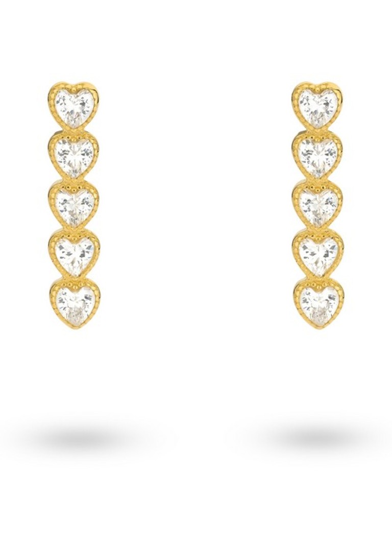 24Kae Gold-plated Ear Studs 42498Y