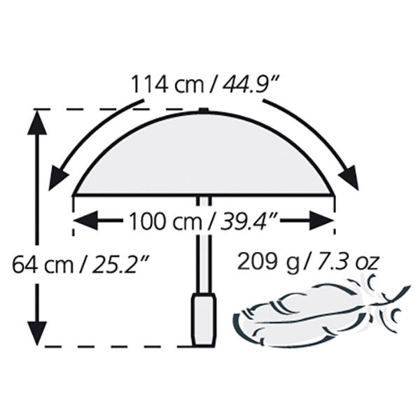 EuroSchirm - Swing Liteflex - Regenschirm