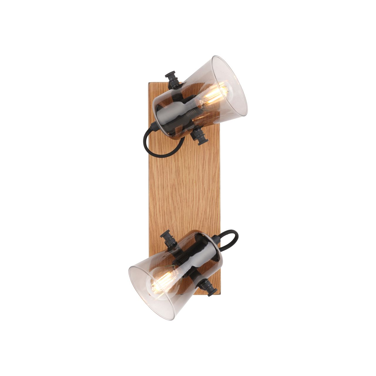 JUST LIGHT Deckenleuchte GREEN LANGSTRÖM, 2x E14/10Watt max., Holz-natur
