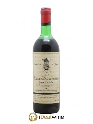 Marquis de Saint Estèphe  1976 - Lot de 1 Bouteille
