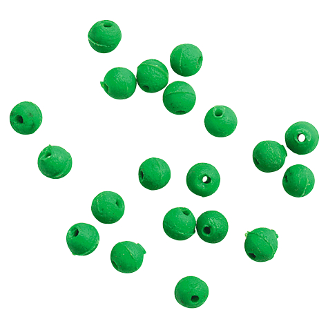 Gummiperlen (rund, grün, ö 4 mm)