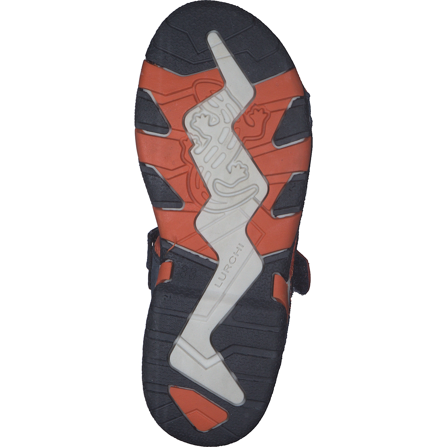 Salamander Bo 00425, Sandaletten, Kinder, blau/orange