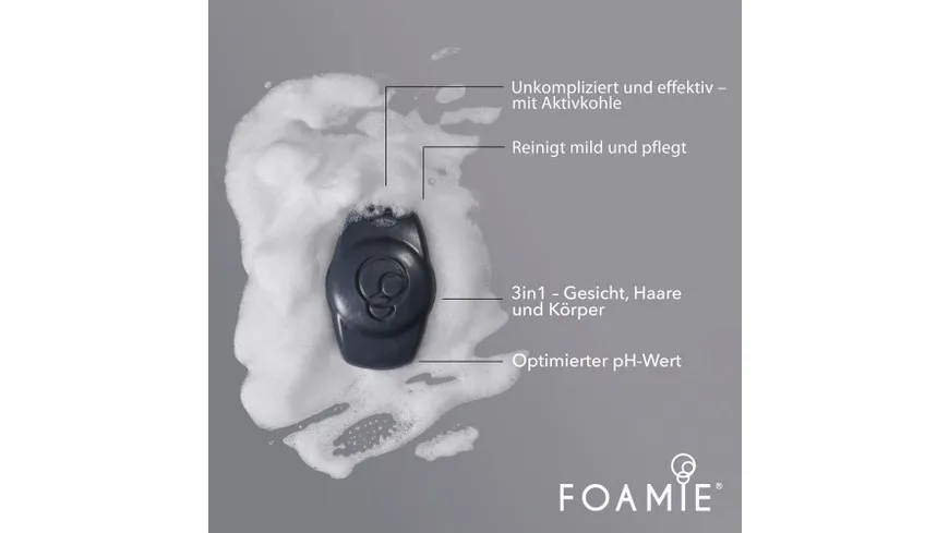 FOAMIE Feste Duschpflege 3in1 What A Man 90 g