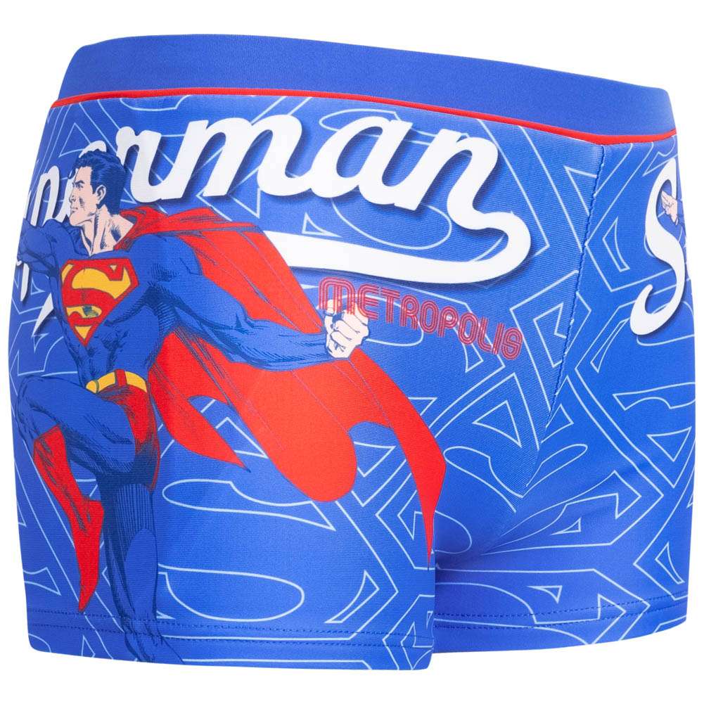 Superman DC Comics Jungen Boxer Badehose ET1856-blue