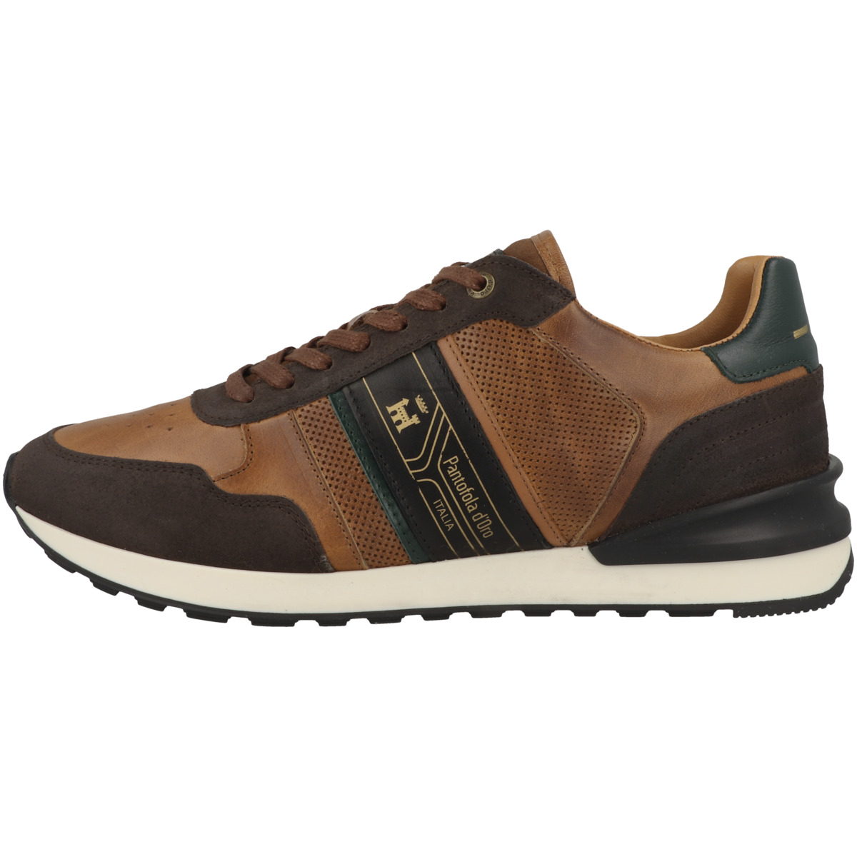 Pantofola d Oro Ponte Runner Uomo Low Sneaker Low braun