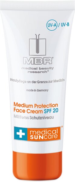 MBR Mbr Medical Sun Care Medium Protection Face Cream SPF 20 Sonnencreme