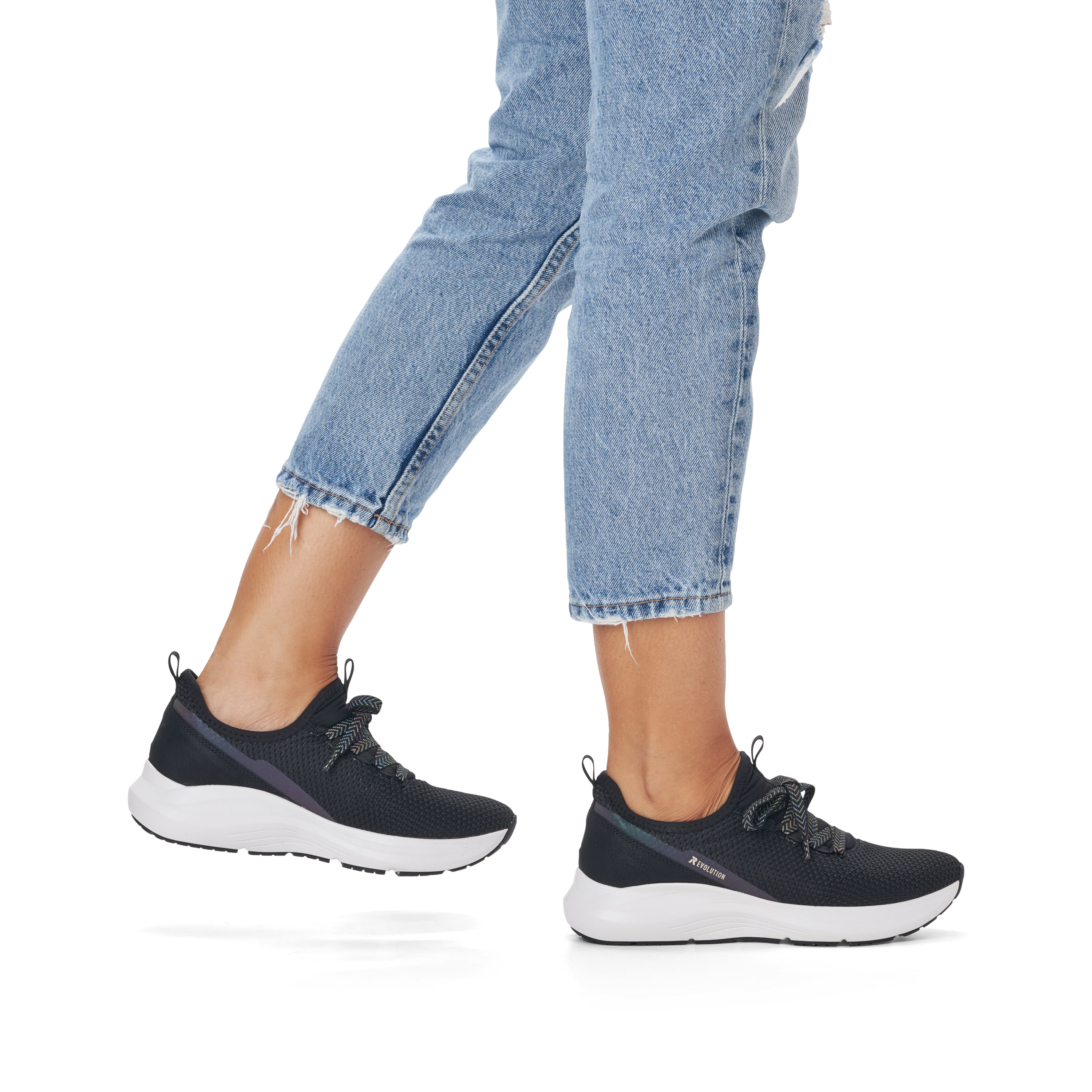 Rieker Damen Slipper deep black