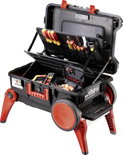 Wiha 45253 Trusă de scule XXL III electrică, 46 de piese, pentru electricieni