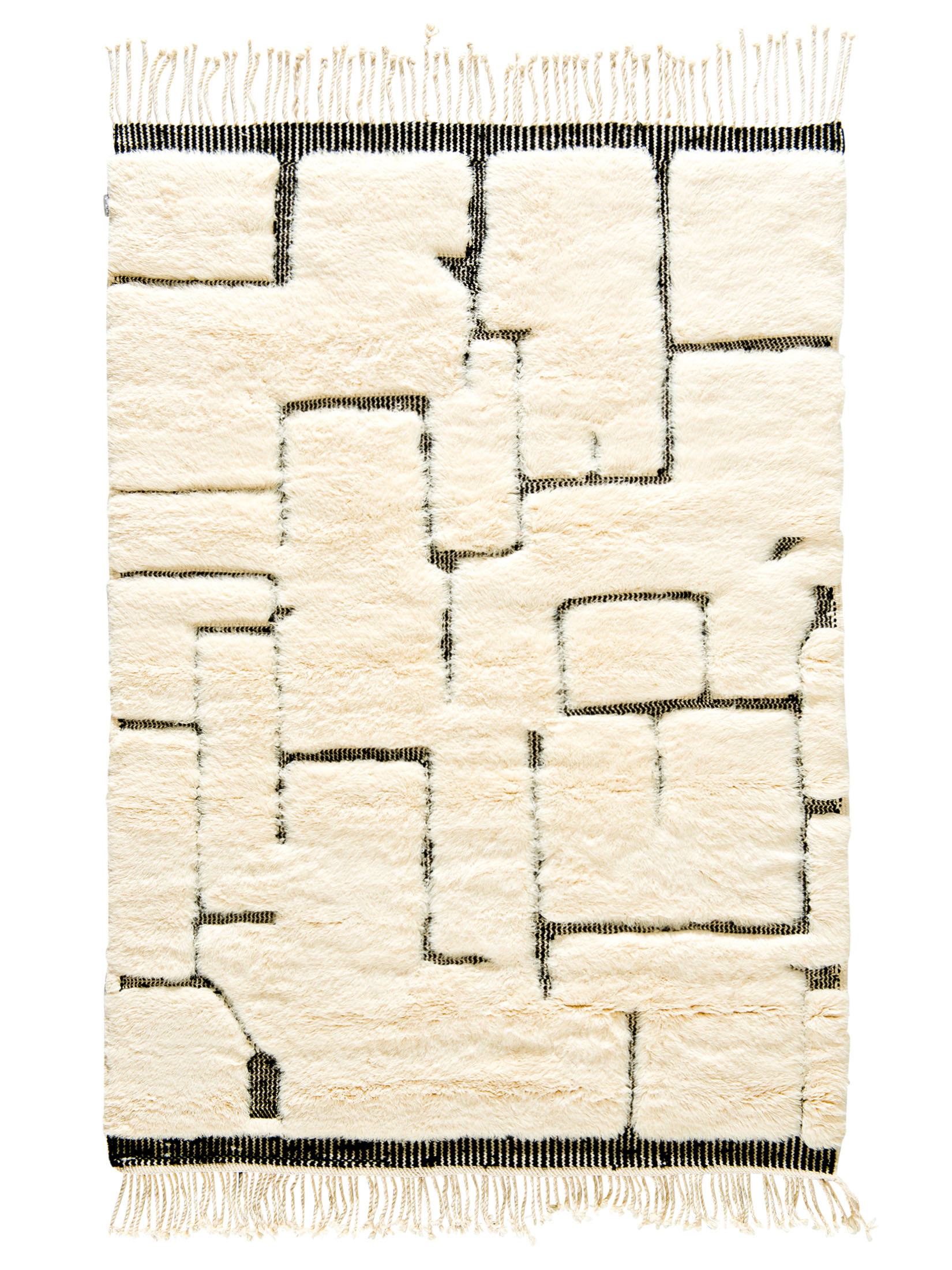 Beni Ourain ca. 143 x 205 cm, Unikat / Einzelstück