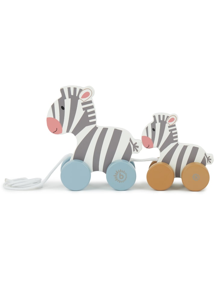 Bieco Spielwaren Nachziehspielzeug Zebra Clara und Lara - ab 12 Monate in Mehrfarbig günstig kaufen onesize