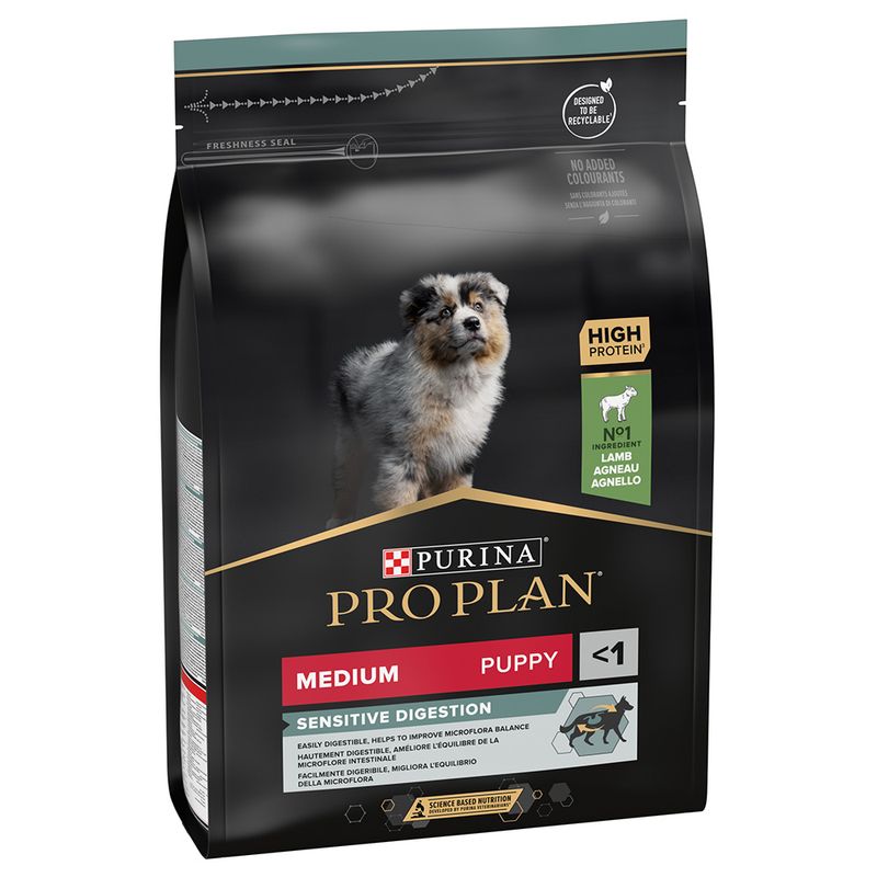 PURINA PRO PLAN Medium Puppy Lamm & Reis Sensitive Digestion
