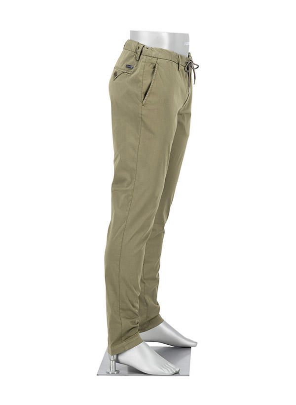 Alberto Golf, Golfhose Jump light, Slim Fit, Baumwolle, militärgrün