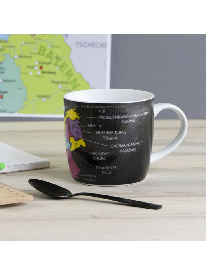 Geda Labels Tasse Bundesländer in Grau - 300 ml günstig kaufen onesize