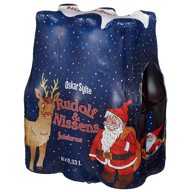Oscar Sylte Rudolf og Nissen 6 x 0,33 liter